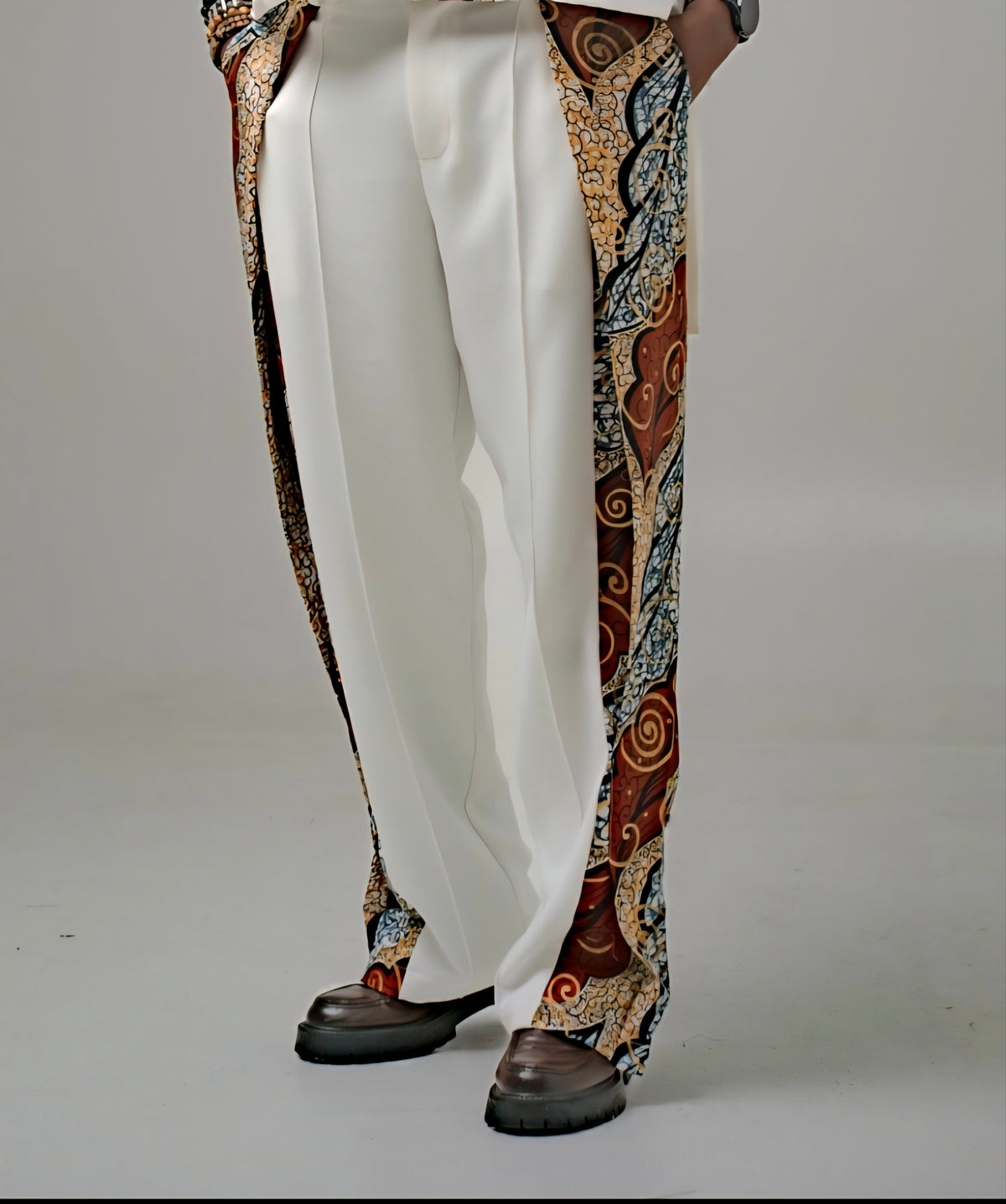 Pantalon homme NZAÉ crêpe et wax – S.Keïdgi