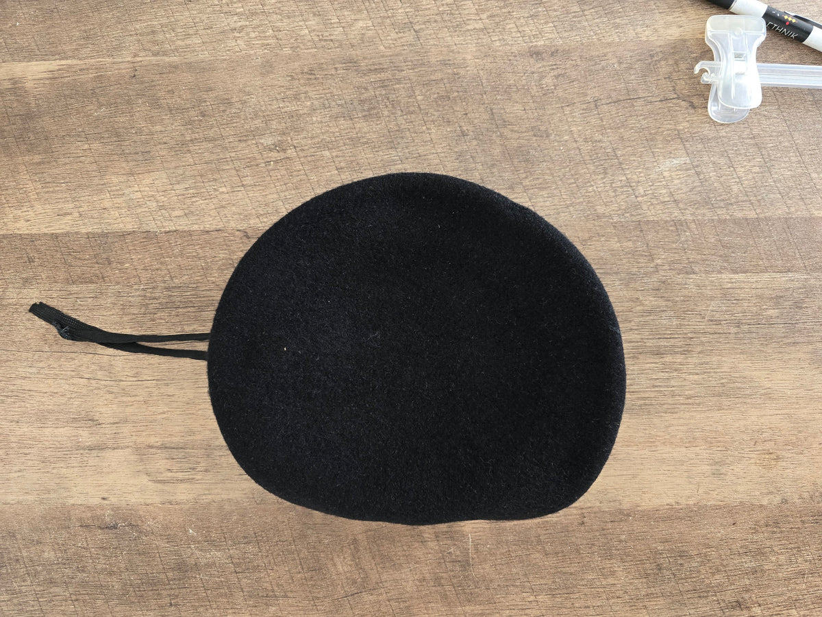 Béret Militaire Noir Kamba – Accessoire Afro-Chic – vue 3 – S.Keïdgi