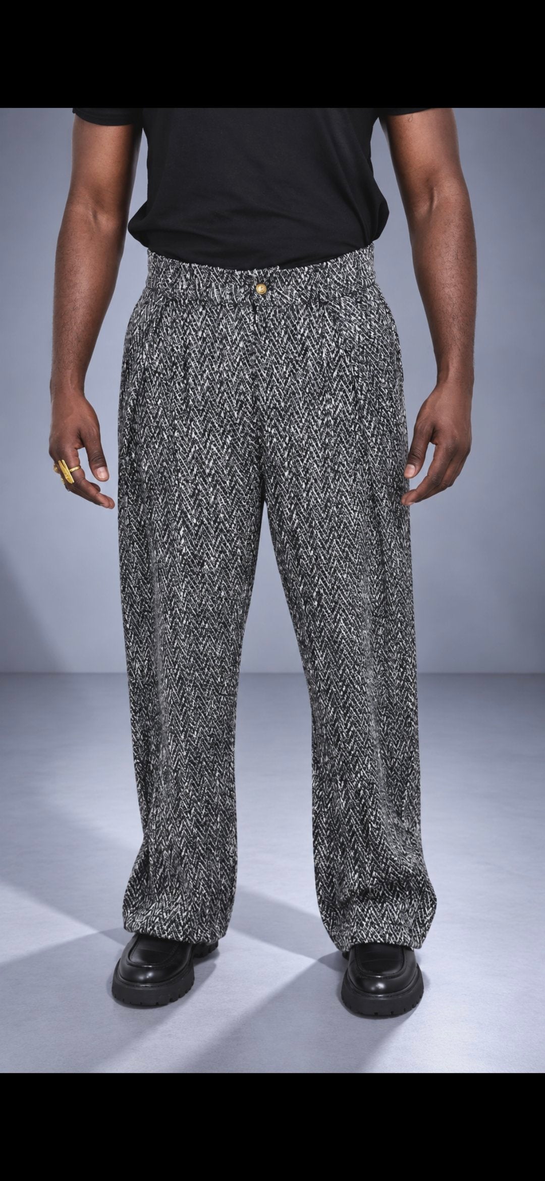 Pantalon Unisexe MWENDO – Coupe Ample Afro Chic – vue 3 – S.Keïdgi