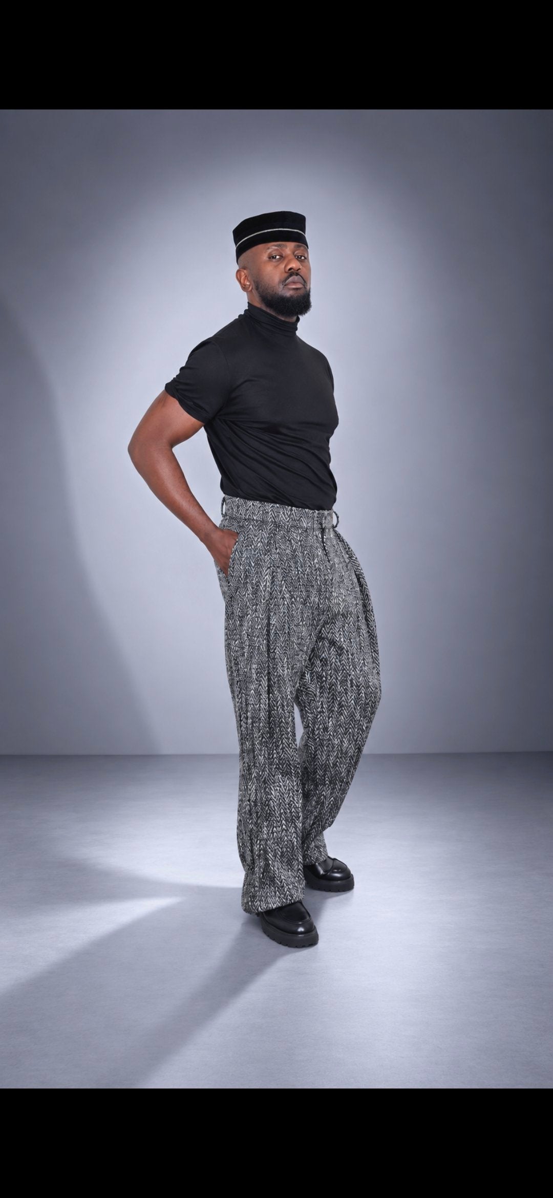 Pantalon MWENDO unisexe coupe ample – S.Keïdgi