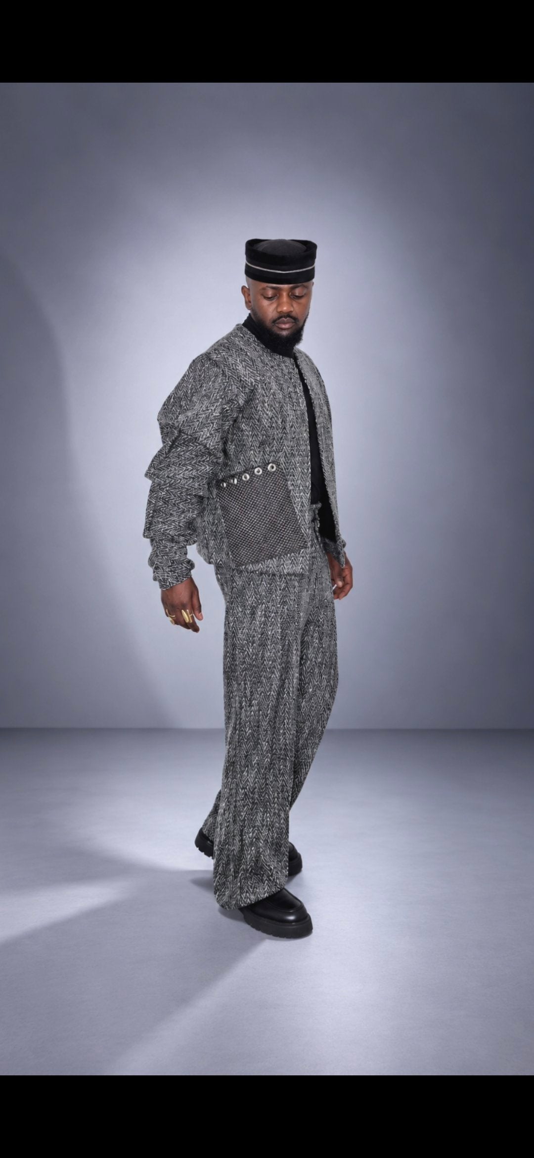 Bomber Africain NGUVU – Unisexe Afro Contemporary – vue 5 – S.Keïdgi