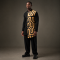 Chemise raphia Kuba col Mao MBOKA – S.Keïdgi
