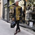 Chemise Afro King noir et or – S.Keïdgi