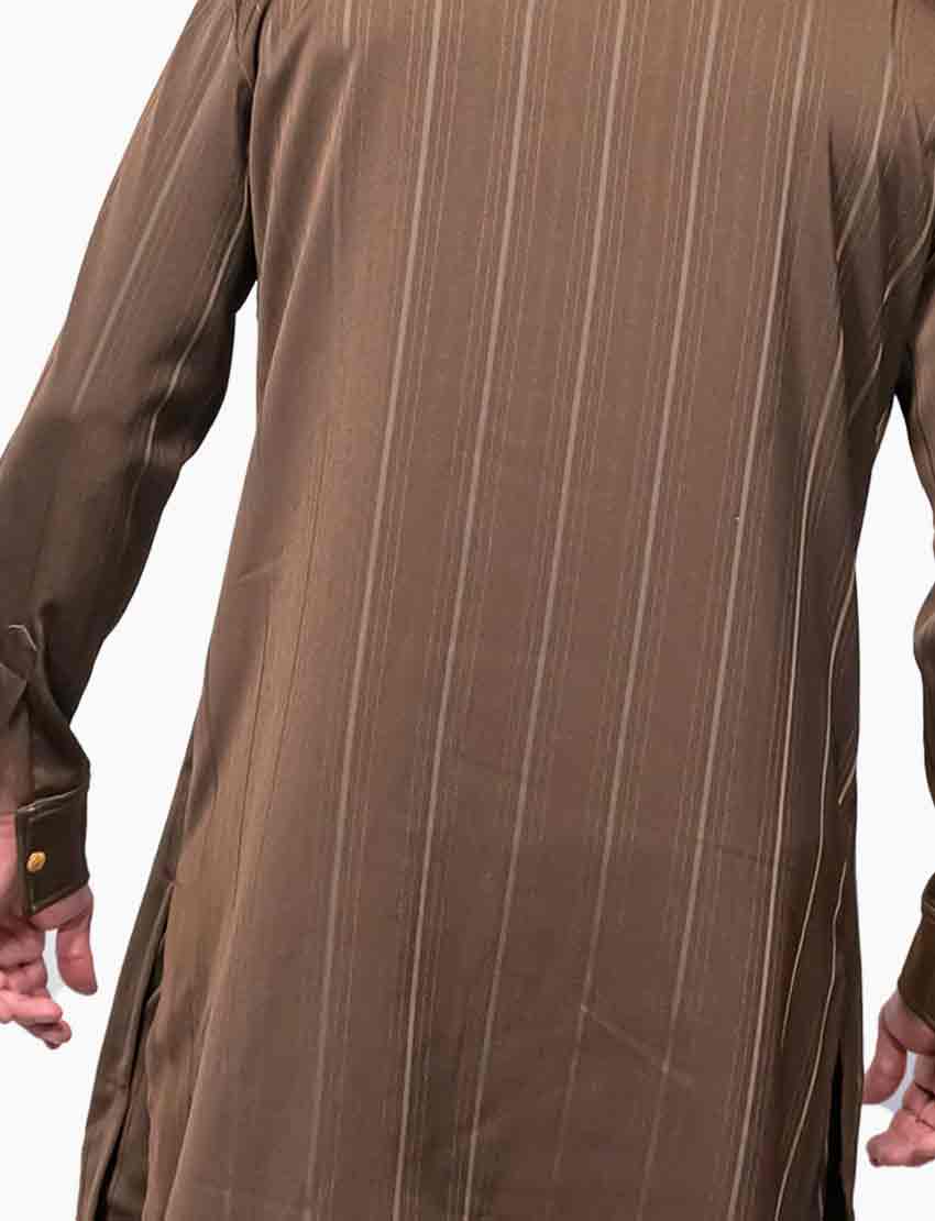Costume African Brown – Veste-Gilet & Pantalon – vue 5 – S.Keïdgi